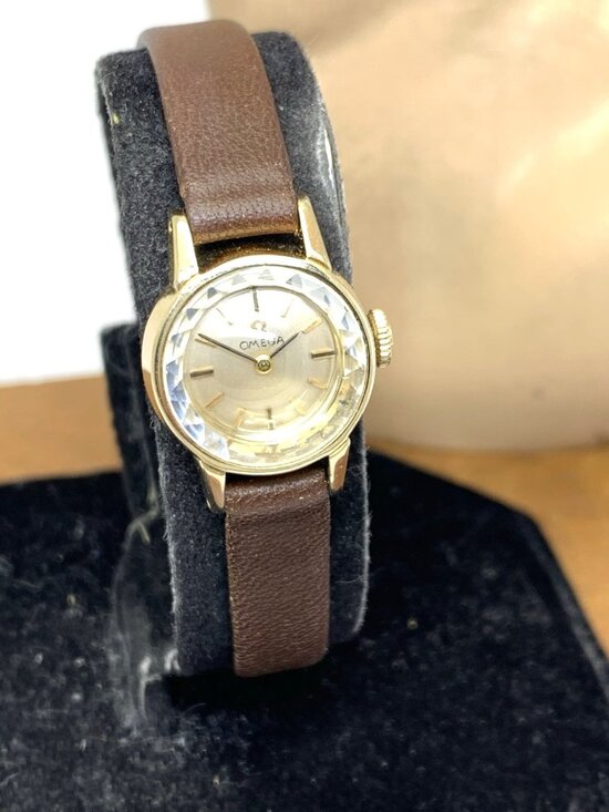 Omega De Ville Women\'s Watch Swiss Mechanical Vintage 1964 Brown Leather 19mm main image 11